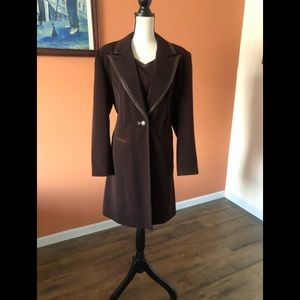 BEN MARC INTERNATIONAL VINTAGE dark brown coat